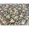 RENAISSANCE SAVONNERIE S175B BLACK / GREEN 9'10" X 14'1"
