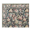 RENAISSANCE SAVONNERIE S175B BLACK / GREEN 9'10" X 14'1"