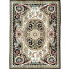 RENAISSANCE SAVONNERIE SAV25 IVORY / BROWN 8'11" X 12'1"