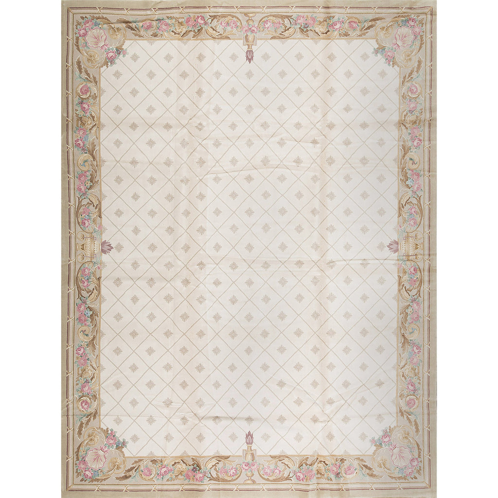RENAISSANCE SAVONNERIE S6-IS IVORY / BEIGE 10'4" X 13'4"