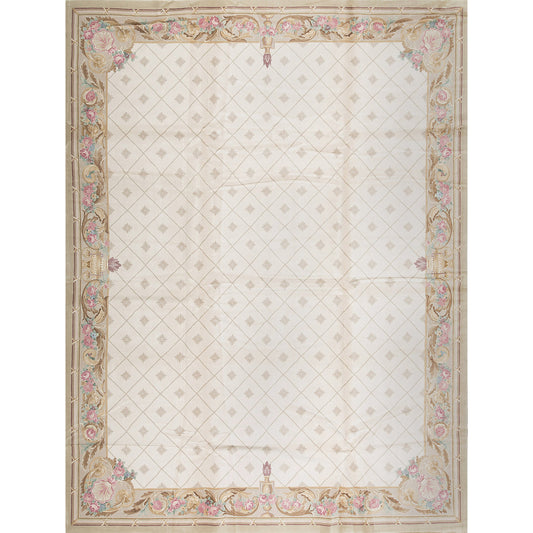 RENAISSANCE SAVONNERIE S6-IS IVORY / BEIGE 10'4" X 13'4"