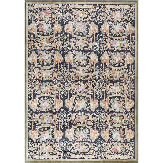 RENAISSANCE SAVONNERIE S138B BLACK 10' X 14'1"