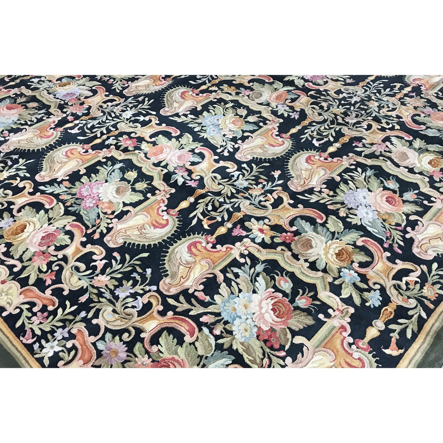 RENAISSANCE SAVONNERIE S138B BLACK 10' X 14'1"