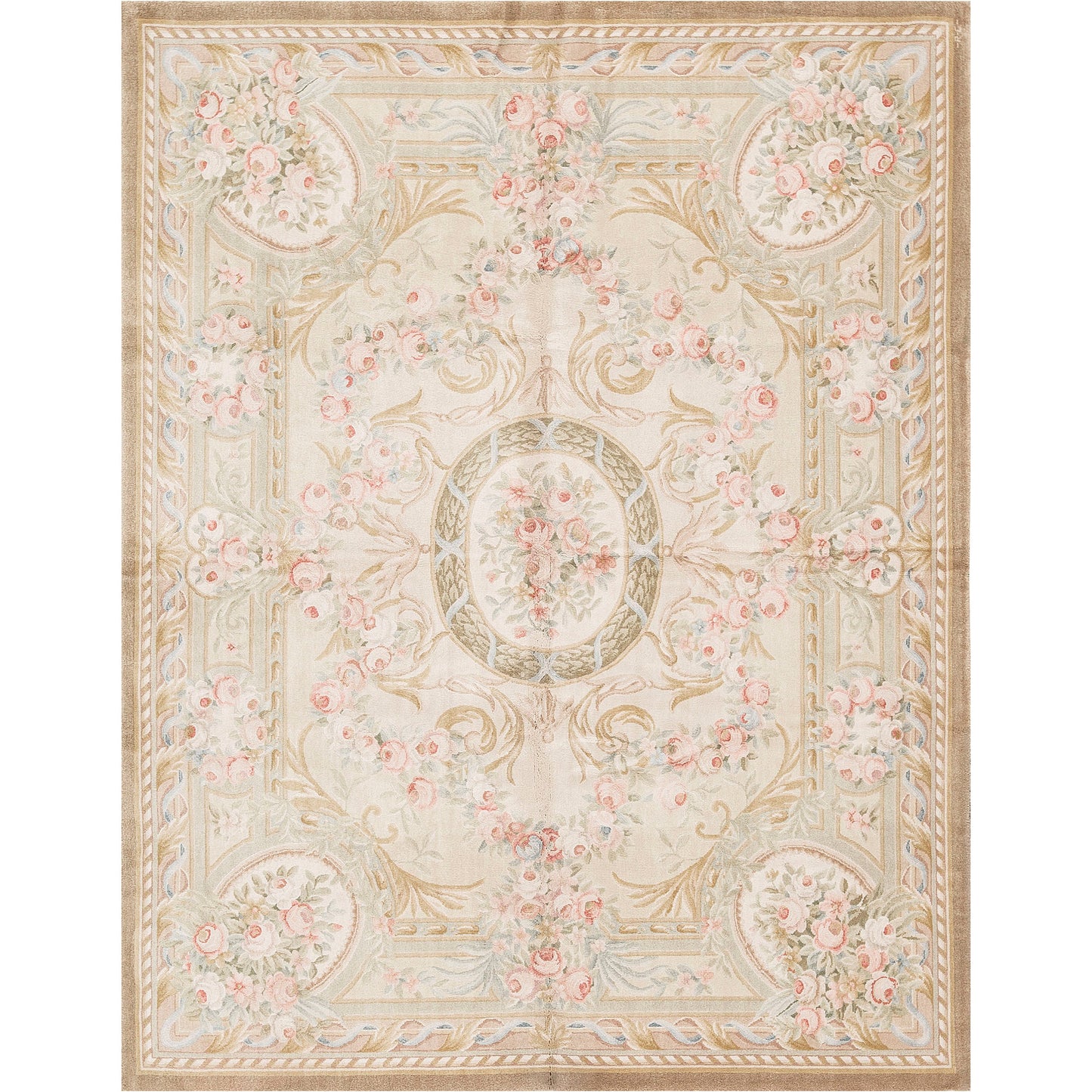 RENAISSANCE SAVONNERIE S-154 IVORY / BEIGE 8' X 10'1"