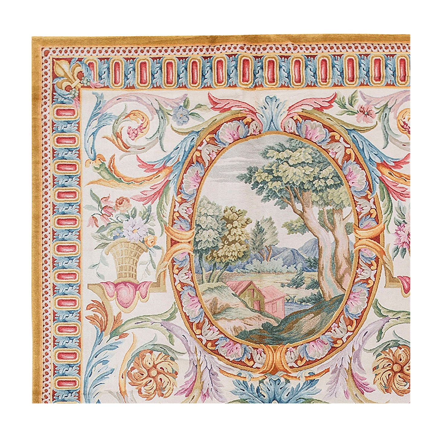 RENAISSANCE SAVONNERIE S199I IVORY 6'7" X 15'6"