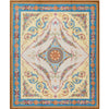 RENAISSANCE SAVONNERIE SAV49 IVORY / BLUE 10' X 12'1"