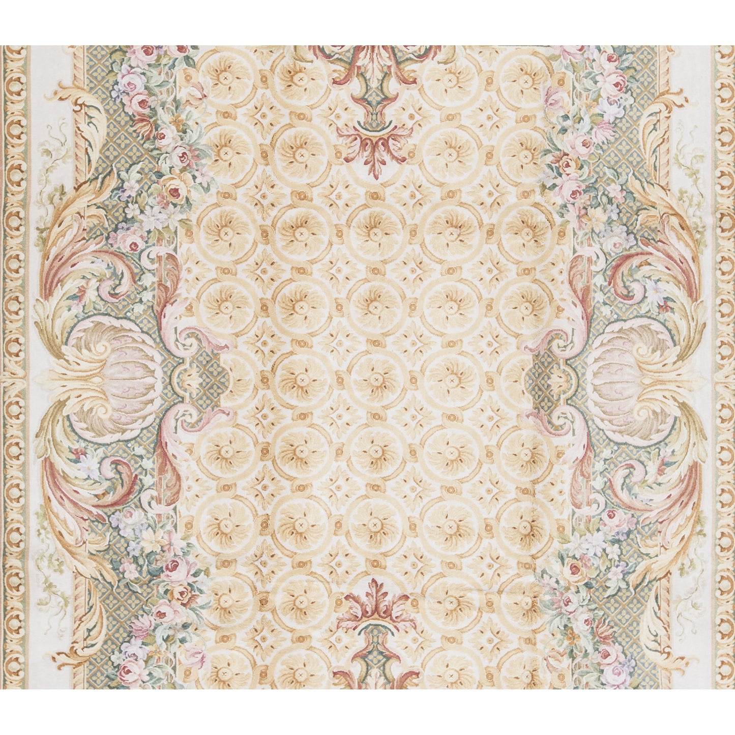 RENAISSANCE SAVONNERIE S-182 IVORY 9' X 12'
