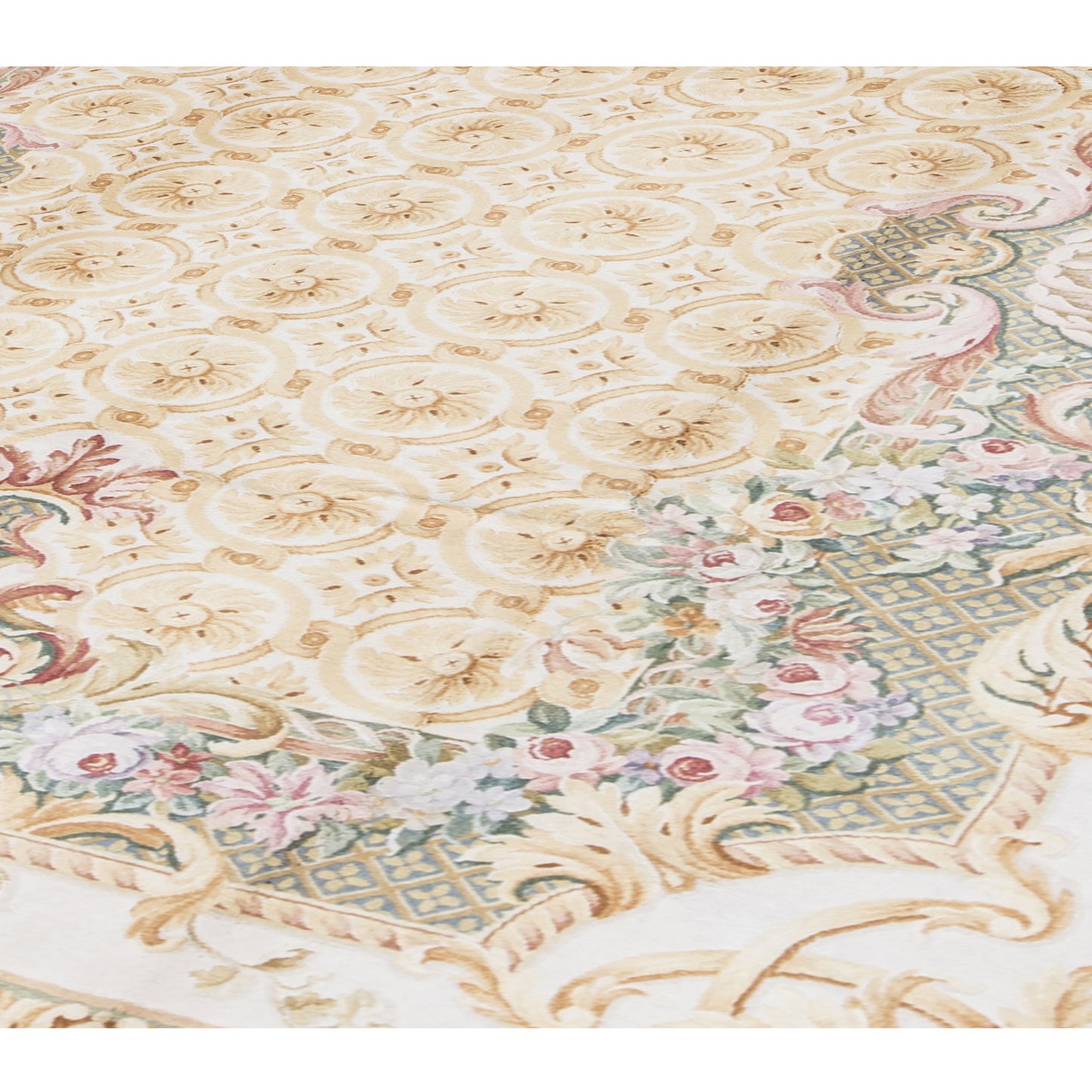 RENAISSANCE SAVONNERIE S-182 IVORY 9' X 12'