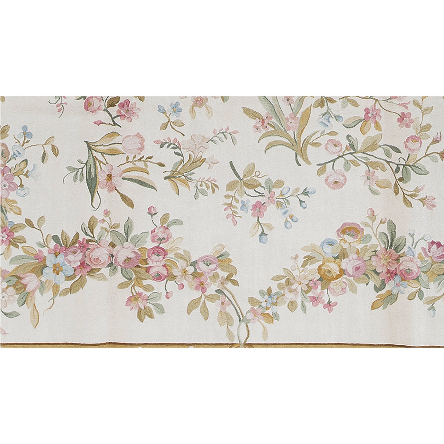 RENAISSANCE SAVONNERIE SAV42 IVORY / BLUE 9' X 12'1"