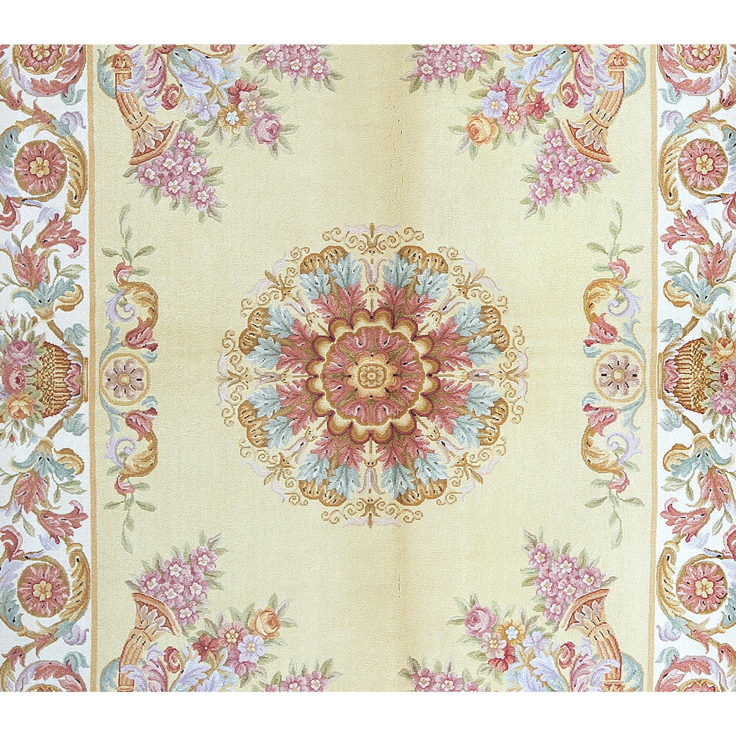 RENAISSANCE SAVONNERIE S-130 GOLD / IVORY 6' X 8'