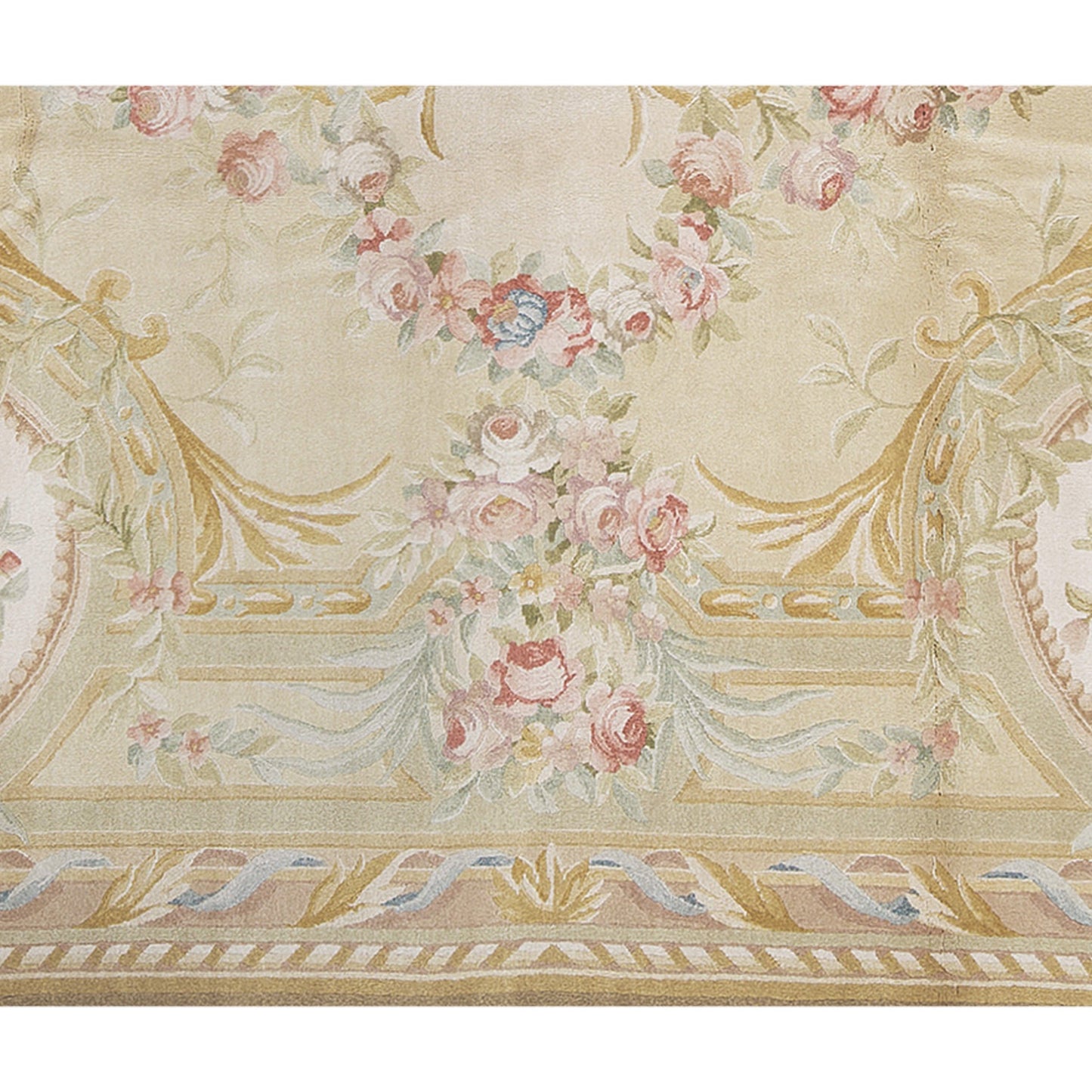 RENAISSANCE SAVONNERIE S-154 IVORY / BEIGE 8'8" X 12'3"