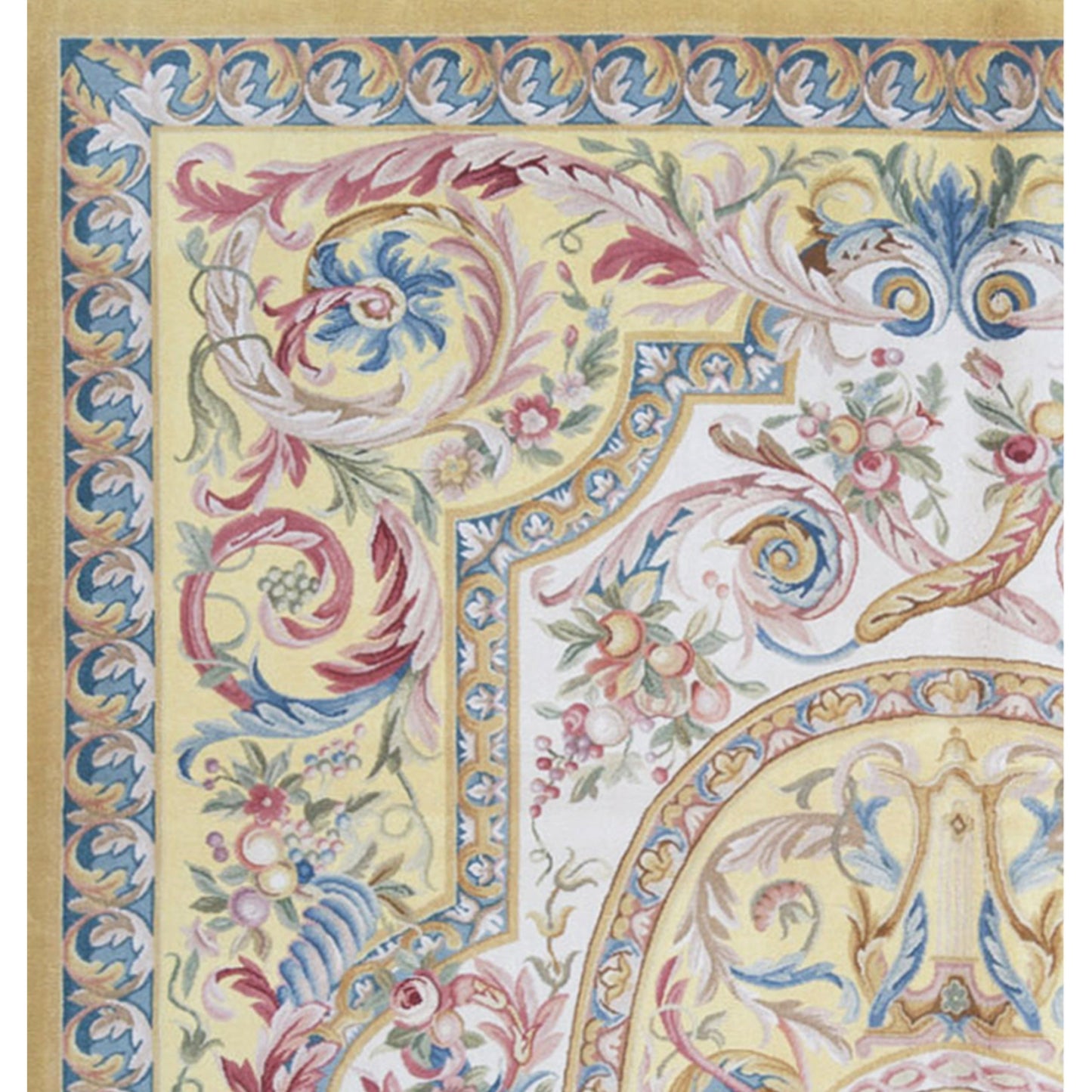RENAISSANCE SAVONNERIE S-25Y IVORY / GOLD 7'6" X 10'1"