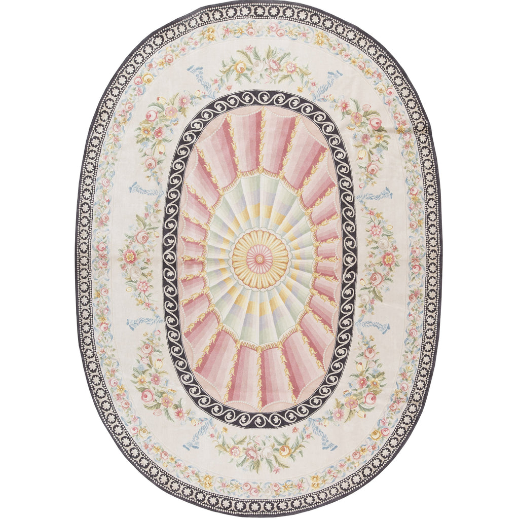 RENAISSANCE SAVONNERIE S-222 BEIGE / BROWN 9'6" X 13'4"