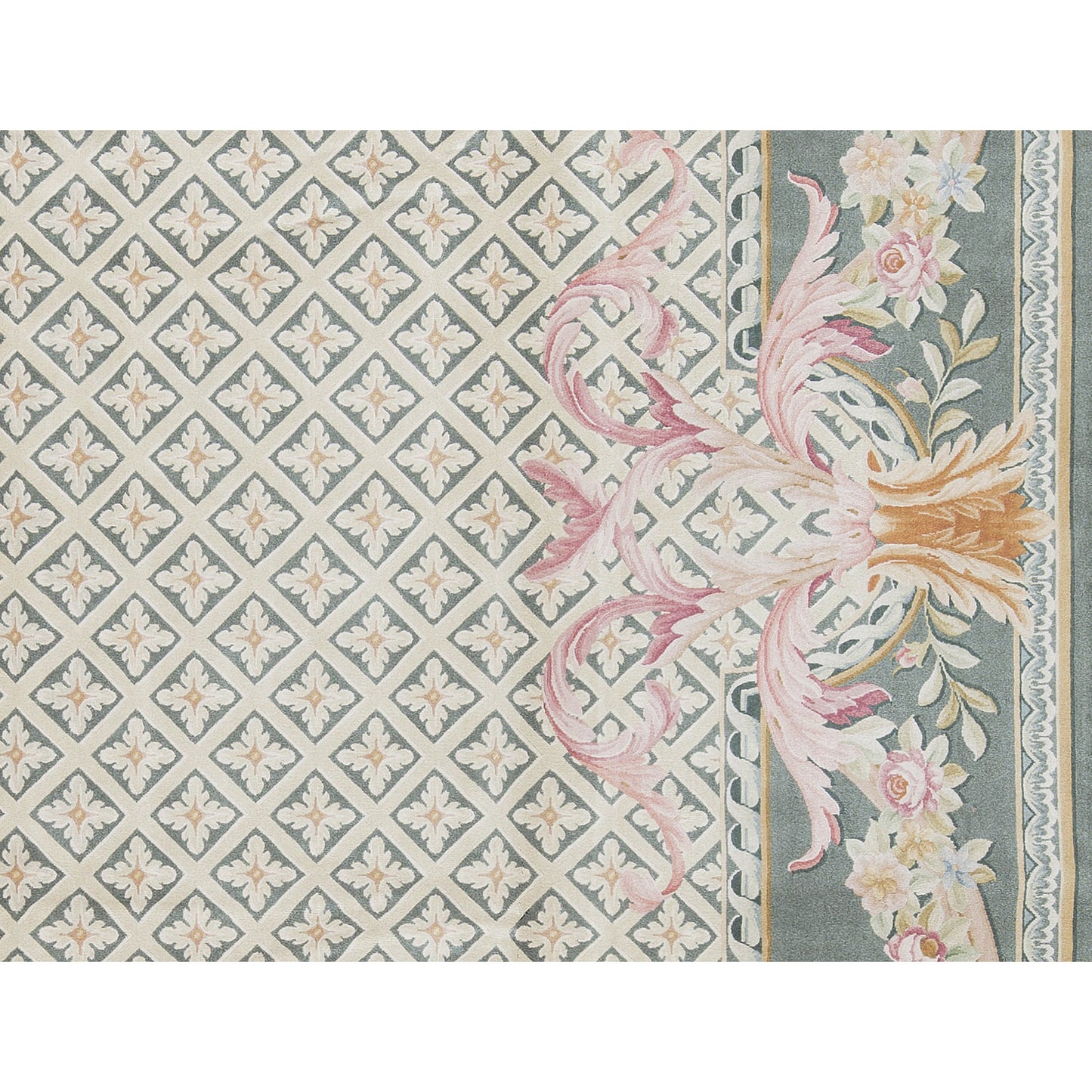 RENAISSANCE SAVONNERIE S209G GREEN / GREEN 10'1" X 14'