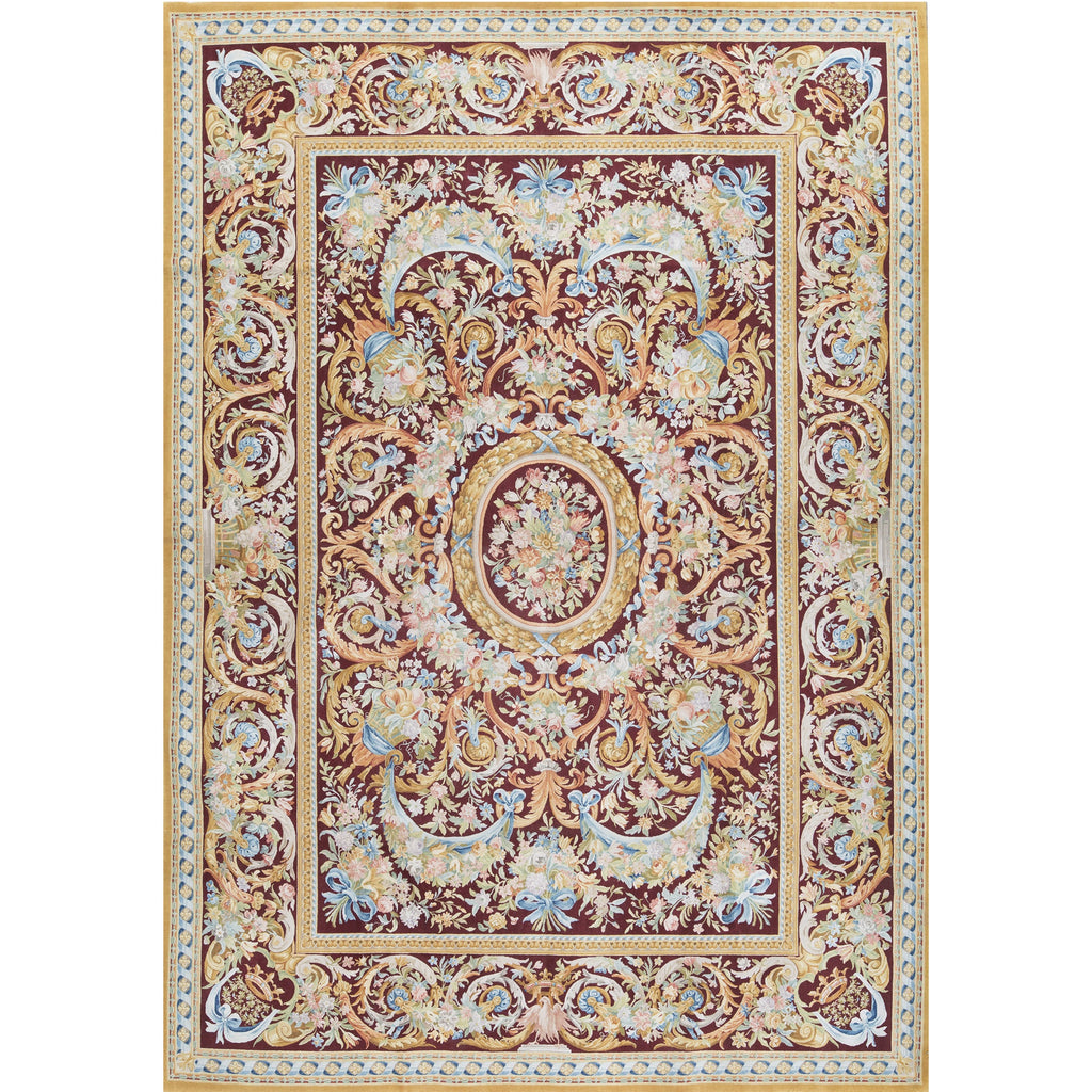 RENAISSANCE SAVONNERIE S193R RED / RED 10' X 14'1"