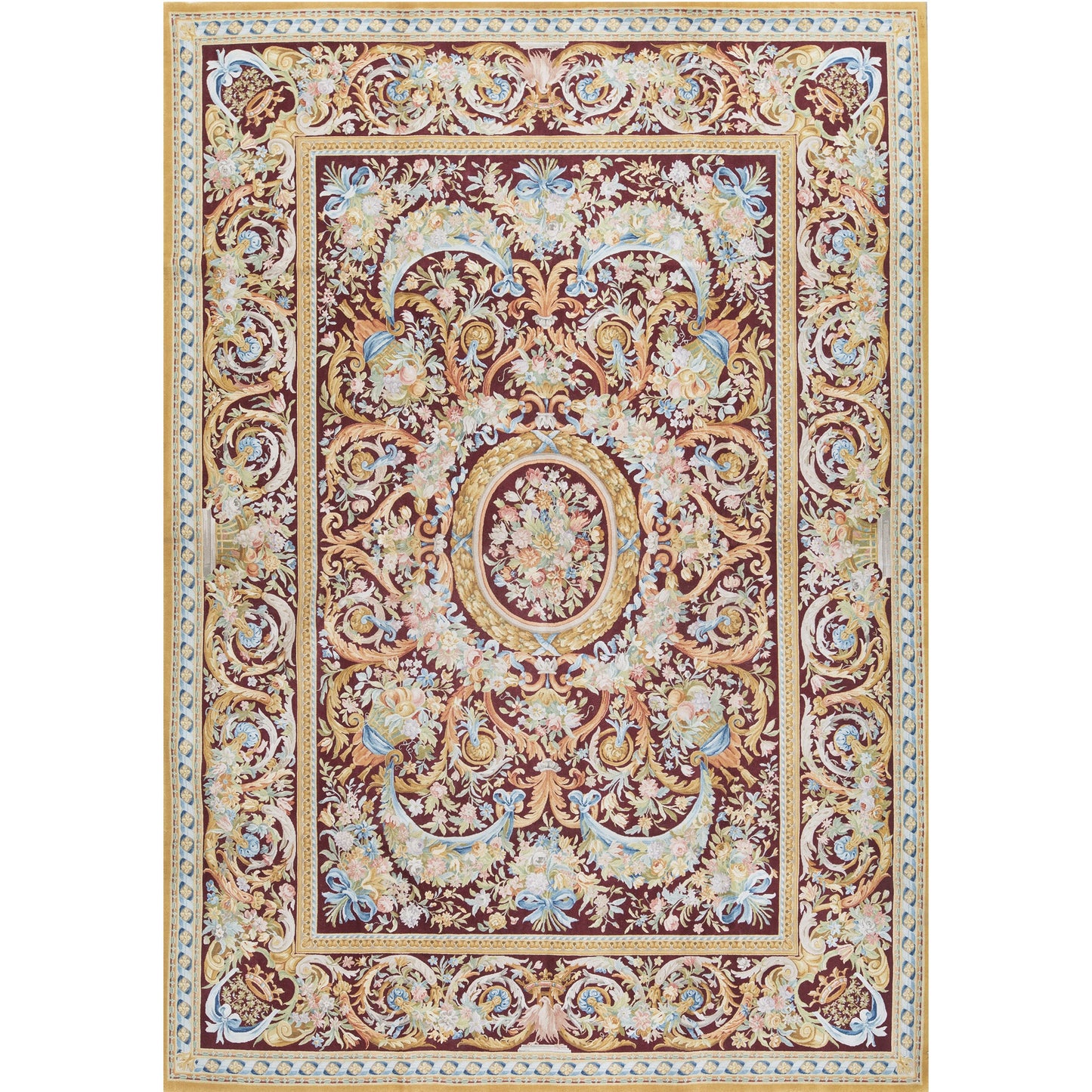 RENAISSANCE SAVONNERIE S193R RED / RED 10' X 14'1"