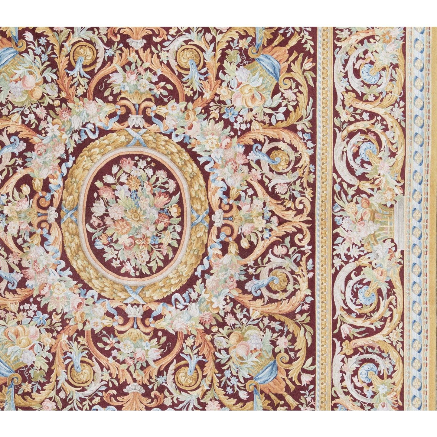 RENAISSANCE SAVONNERIE S193R RED / RED 10' X 14'1"