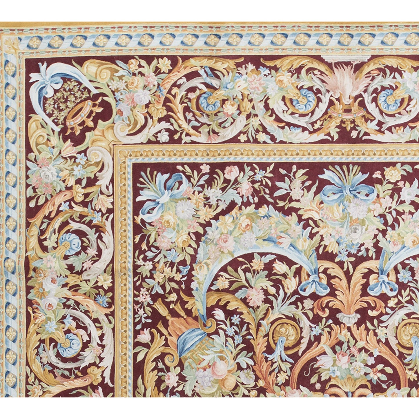 RENAISSANCE SAVONNERIE S193R RED / RED 10' X 14'1"