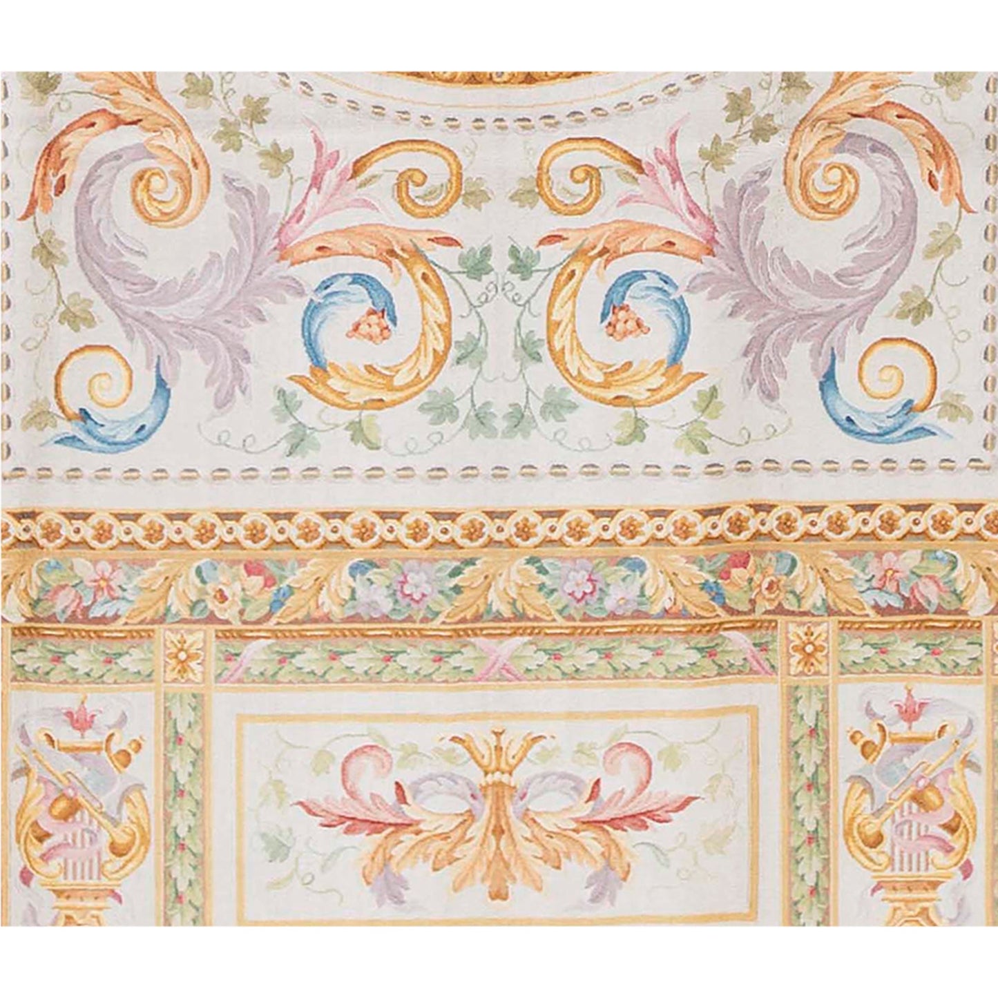 RENAISSANCE SAVONNERIE S196I IVORY / BEIGE 9'1" X 12'1"
