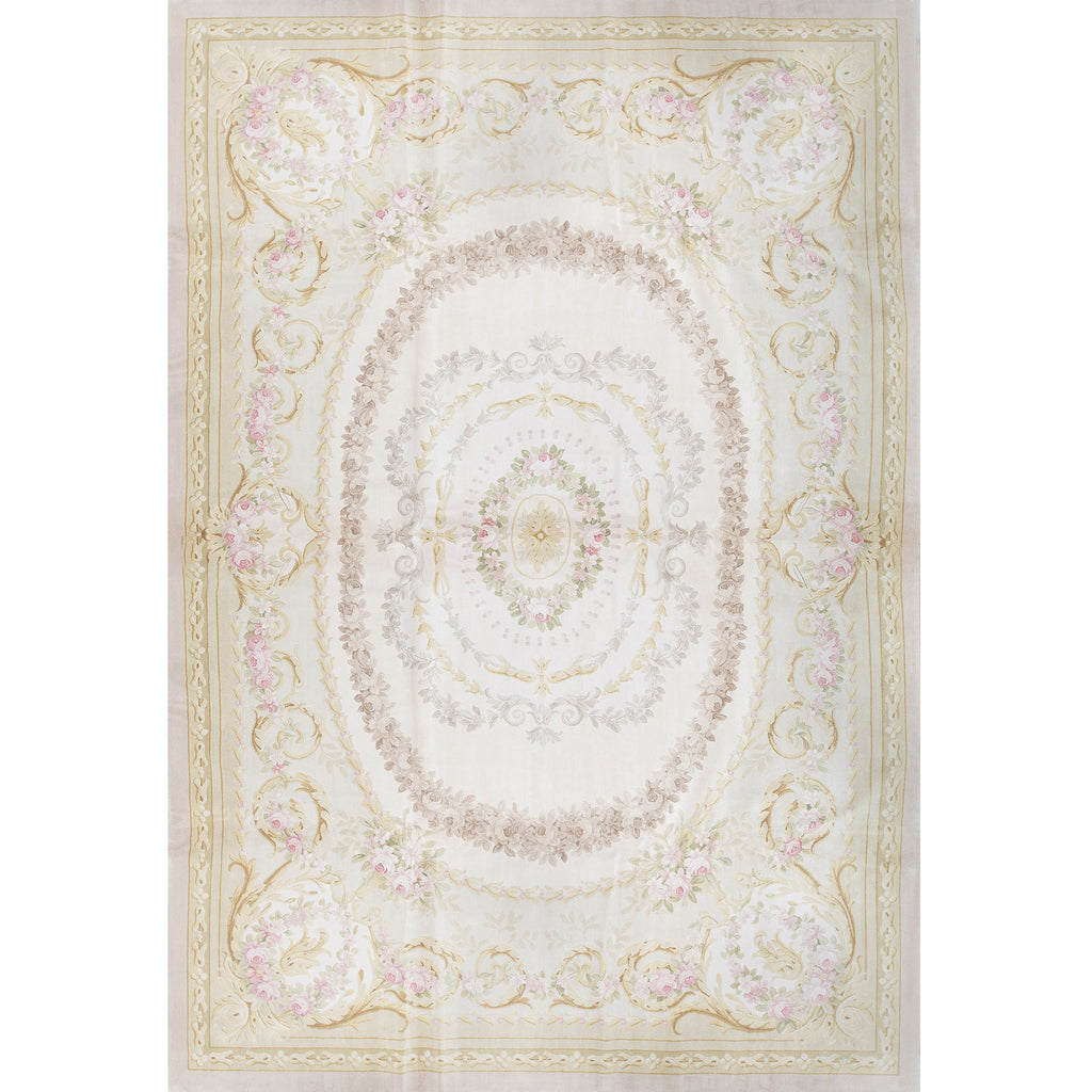 RENAISSANCE SAVONNERIE S-50- IVORY / CREAM 11' X 16'