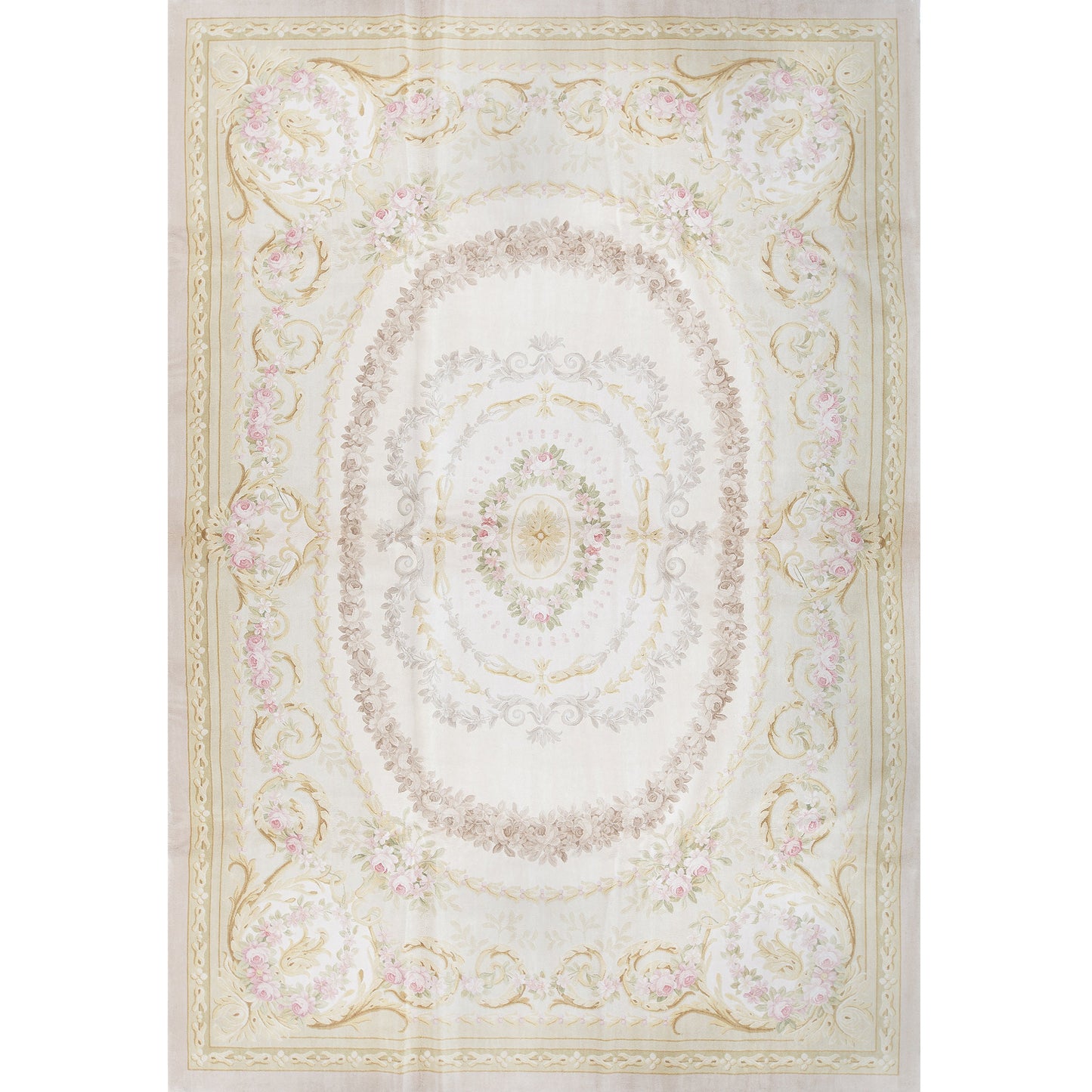 RENAISSANCE SAVONNERIE S-50- IVORY / CREAM 11' X 16'