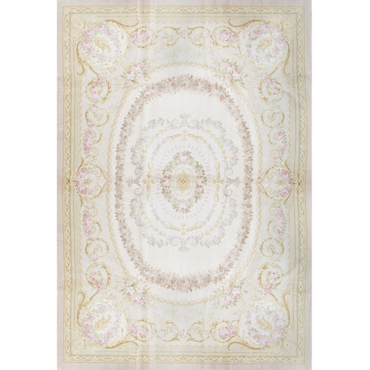 RENAISSANCE SAVONNERIE S-50- IVORY / CREAM 11' X 16'