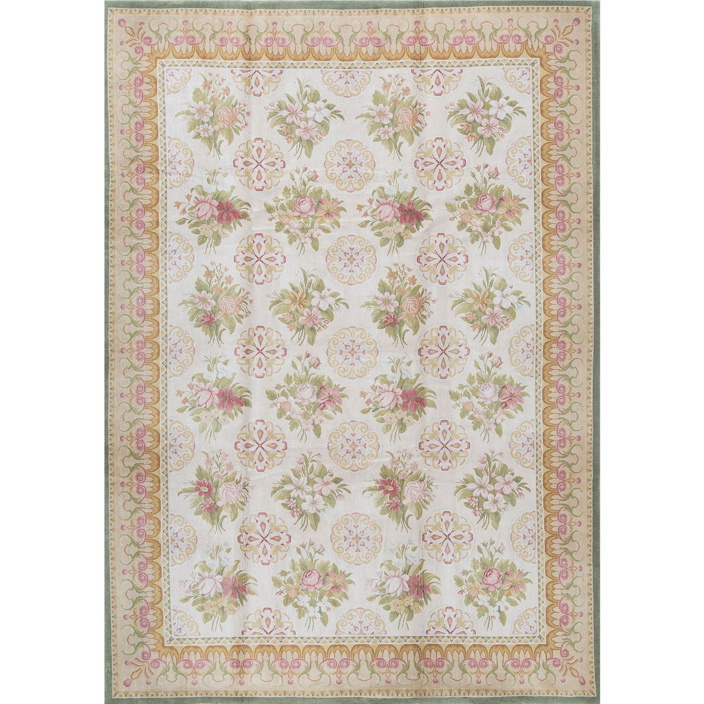 RENAISSANCE SAVONNERIE S178I IVORY / GOLD 10' X 14'1"