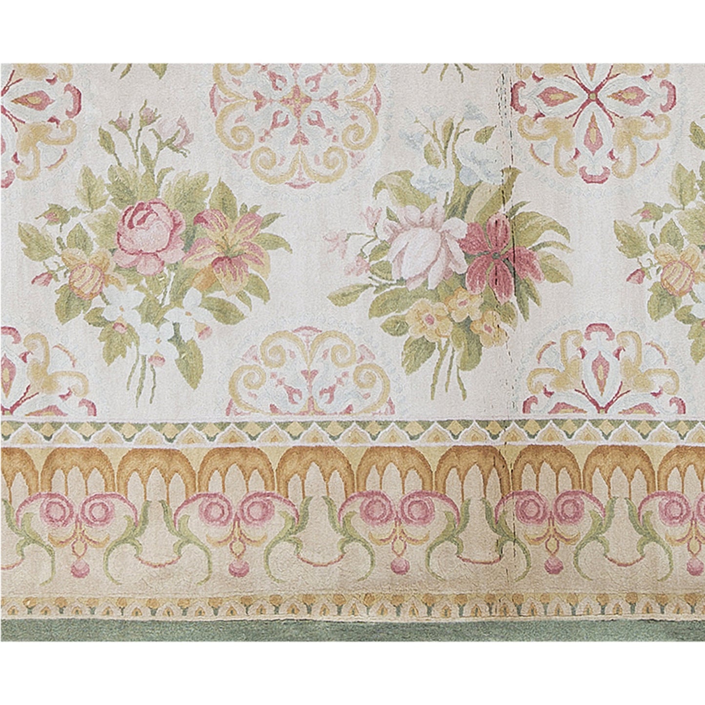 RENAISSANCE SAVONNERIE S178I IVORY / GOLD 10' X 14'1"