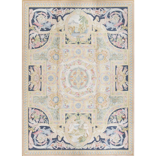 RENAISSANCE SAVONNERIE S179N GOLD / NAVY 9'11" X 14'1"