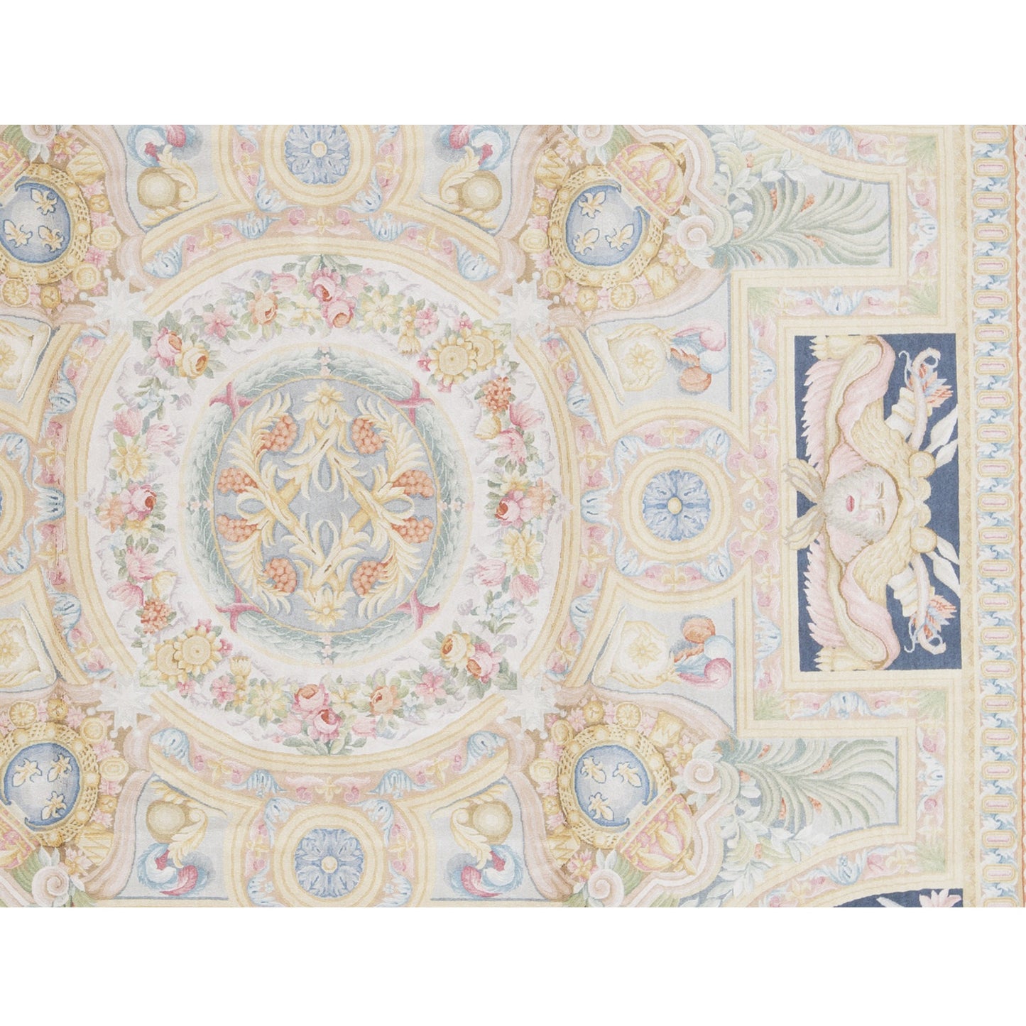 RENAISSANCE SAVONNERIE S179N GOLD / NAVY 9'11" X 14'1"