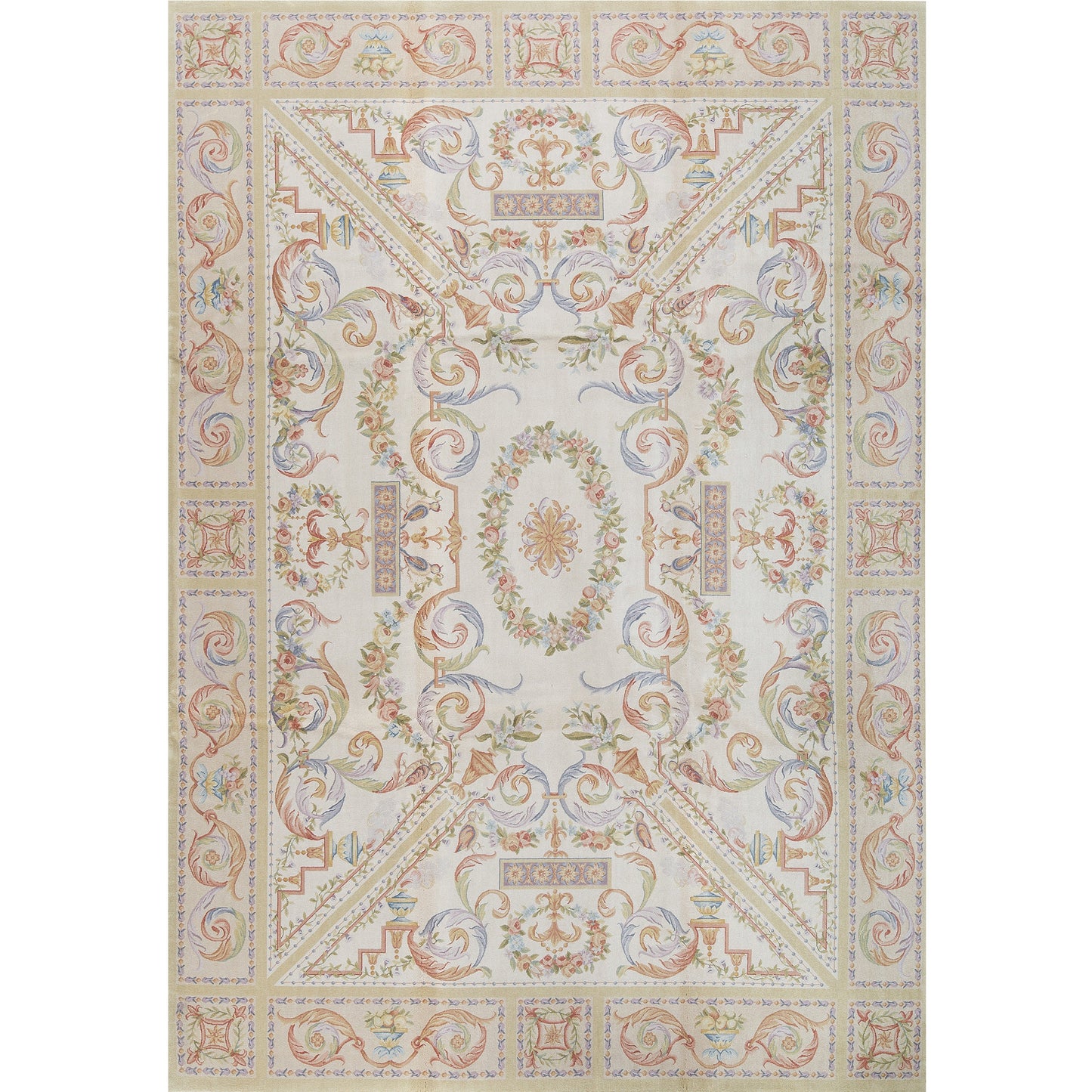 RENAISSANCE SAVONNERIE S-156 IVORY / BEIGE 10'1" X 14'1"