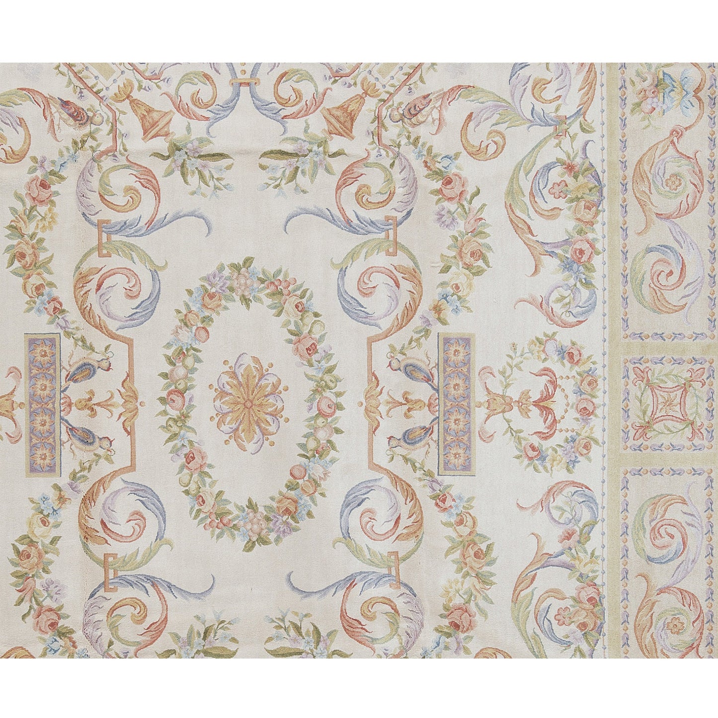 RENAISSANCE SAVONNERIE S-156 IVORY / BEIGE 10'1" X 14'1"