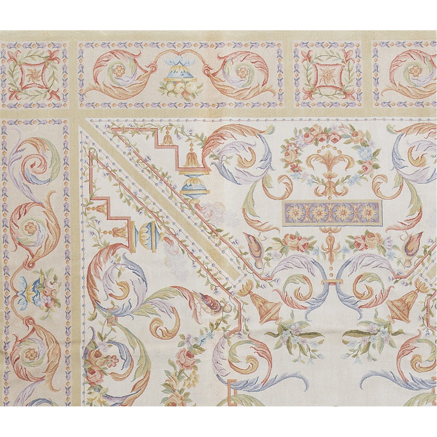 RENAISSANCE SAVONNERIE S-156 IVORY / BEIGE 10'1" X 14'1"