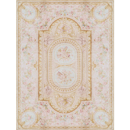 RENAISSANCE SAVONNERIE S-151 BEIGE / GOLD 9' X 12'10"