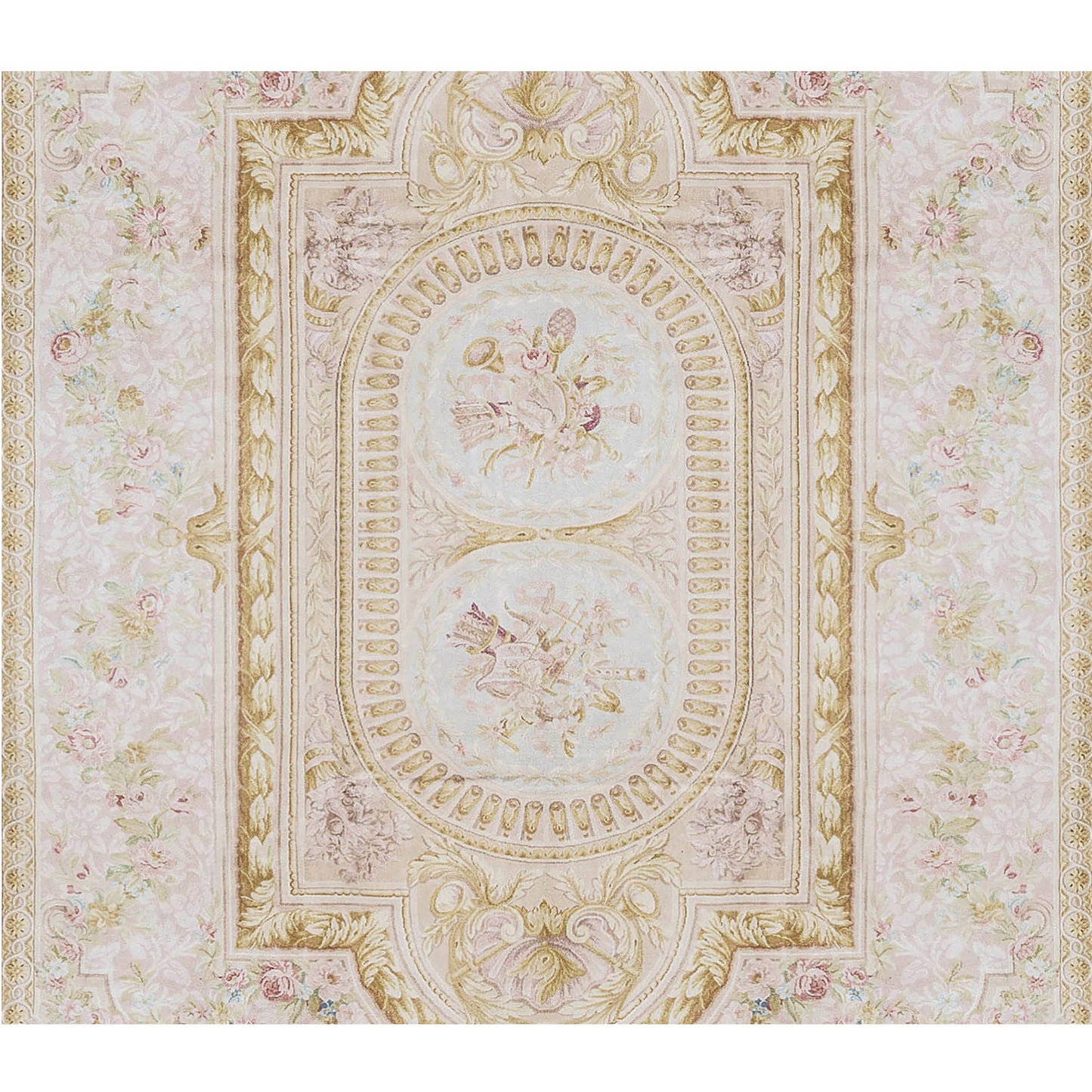 RENAISSANCE SAVONNERIE S-151 BEIGE / GOLD 9' X 12'10"