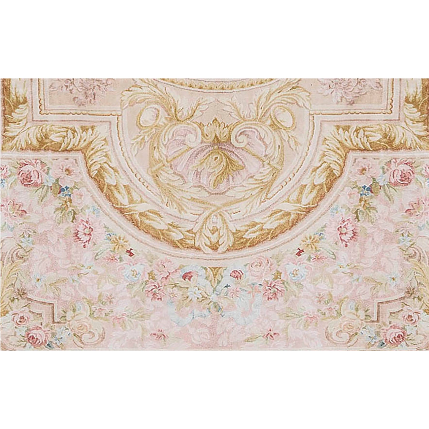 RENAISSANCE SAVONNERIE S-151 BEIGE / GOLD 9' X 12'10"