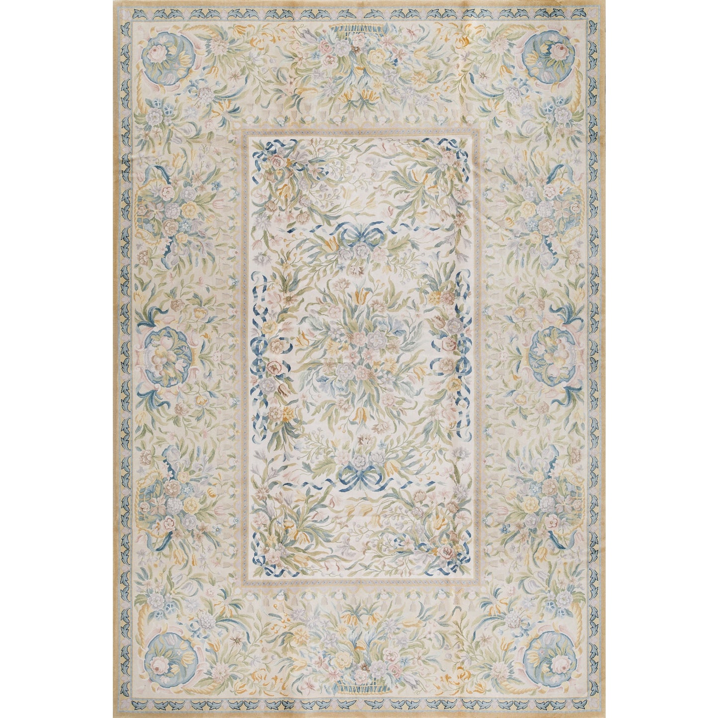 RENAISSANCE SAVONNERIE S145I IVORY / BEIGE 9'10" X 14'