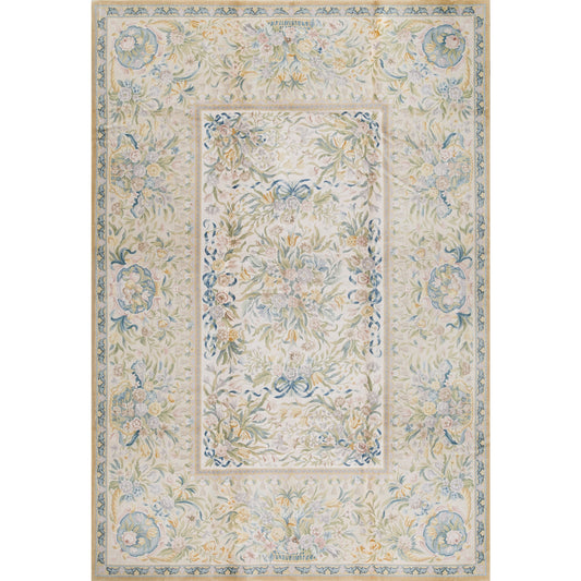 RENAISSANCE SAVONNERIE S145I IVORY / BEIGE 9'10" X 14'