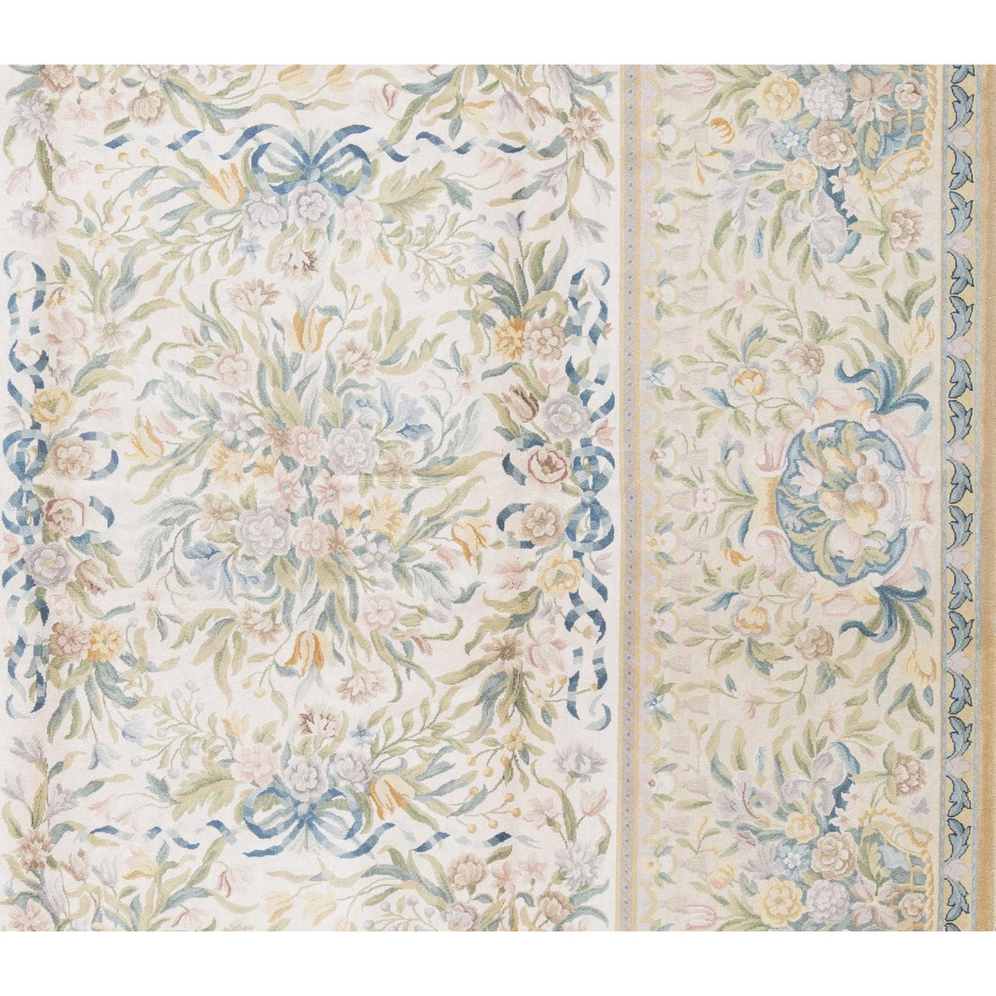 RENAISSANCE SAVONNERIE S145I IVORY / BEIGE 9'10" X 14'