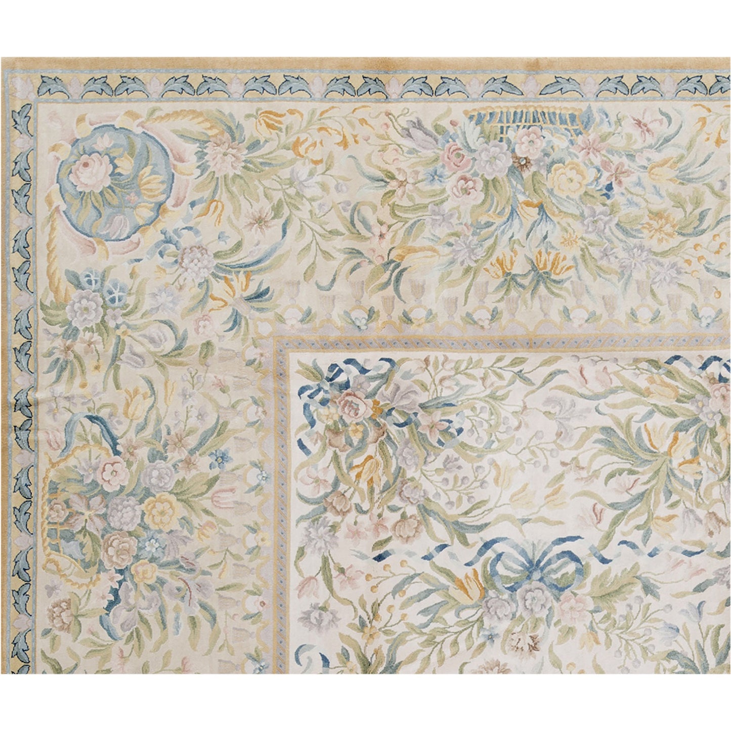 RENAISSANCE SAVONNERIE S145I IVORY / BEIGE 9'10" X 14'