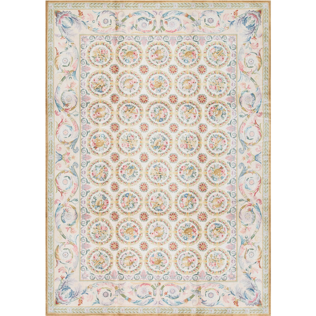 RENAISSANCE SAVONNERIE S-188 IVORY 10' X 14'