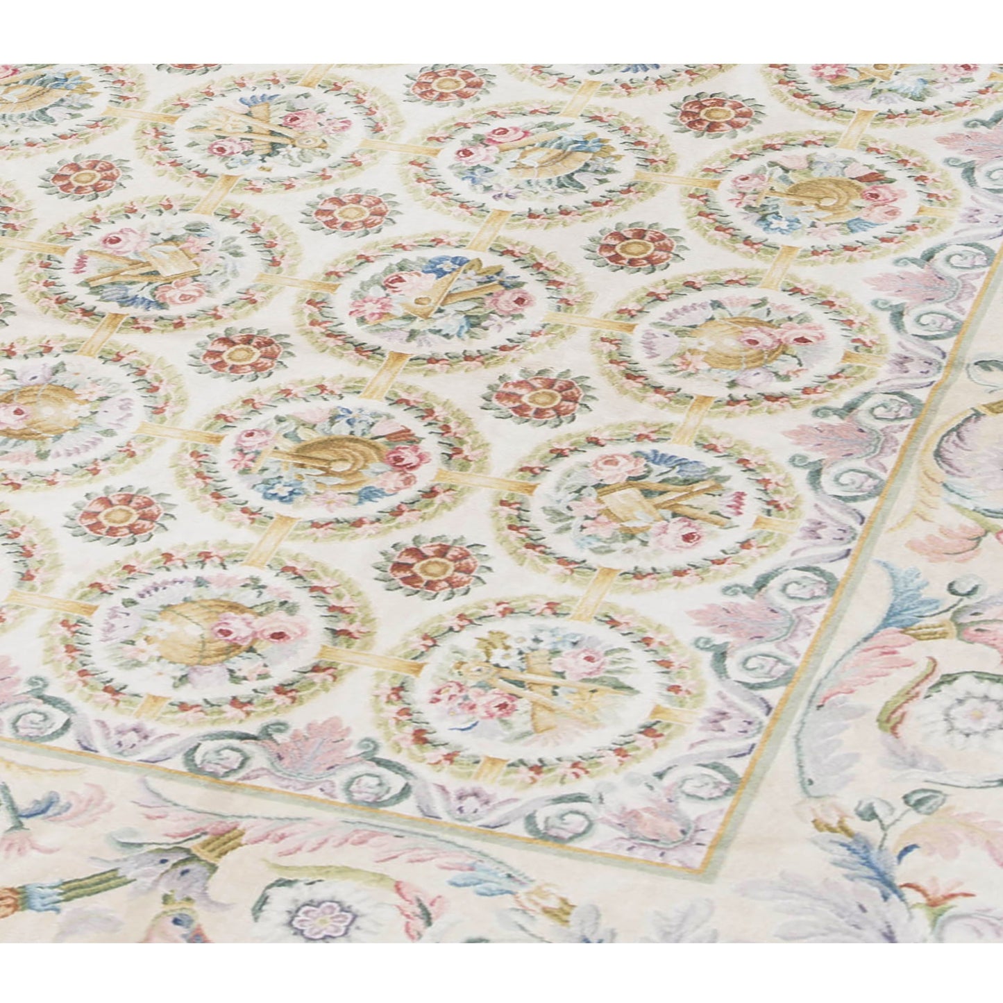 RENAISSANCE SAVONNERIE S-188 IVORY 10' X 14'