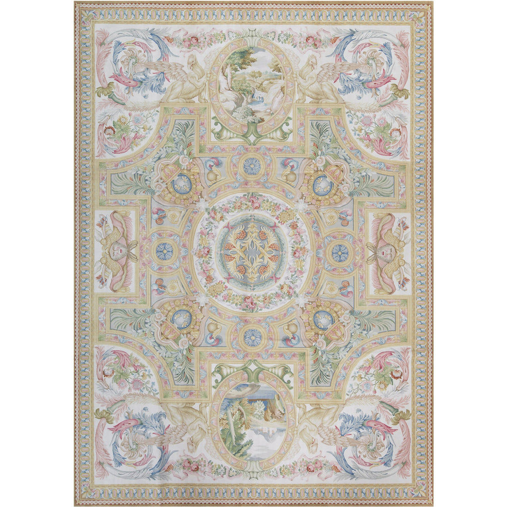 RENAISSANCE SAVONNERIE S179I IVORY / GOLD 10' X 14'