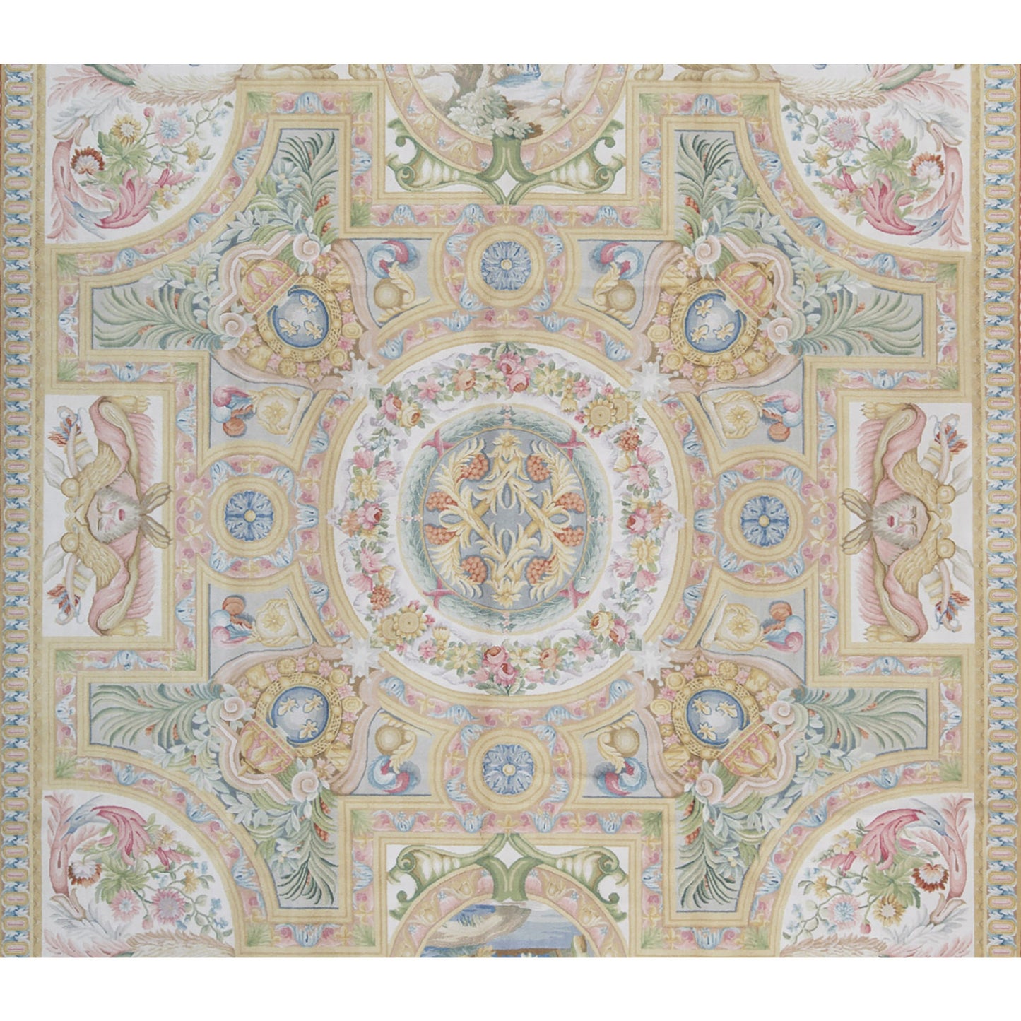 RENAISSANCE SAVONNERIE S179I IVORY / GOLD 10' X 14'