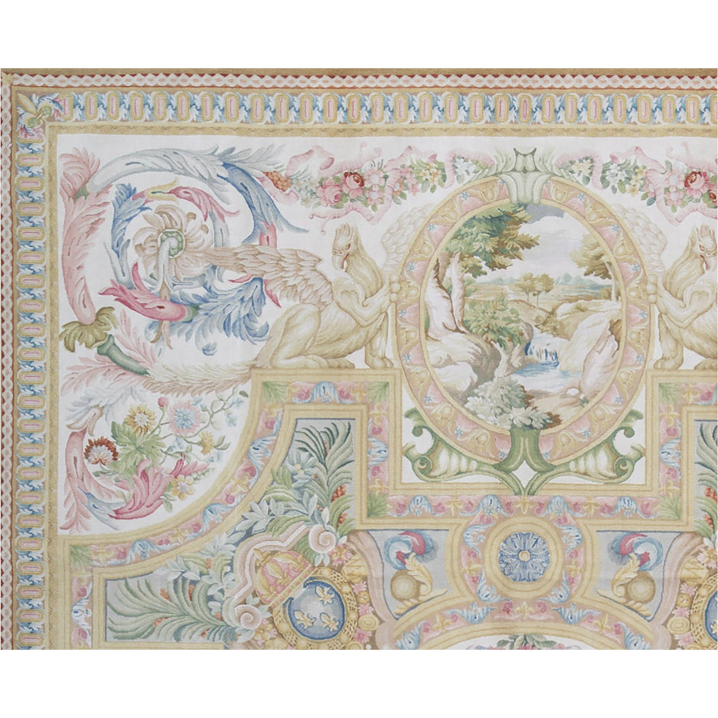 RENAISSANCE SAVONNERIE S179I IVORY / GOLD 10' X 14'