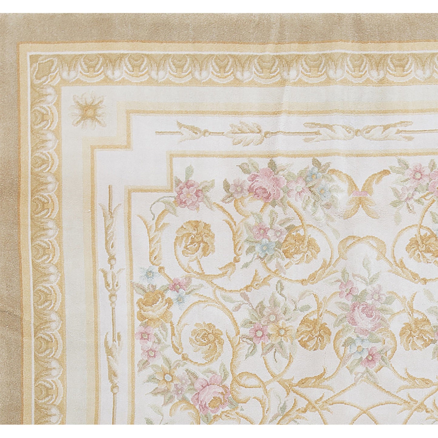 RENAISSANCE SAVONNERIE S-229 IVORY / GOLD 8' X 10'1"