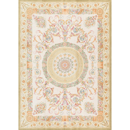 RENAISSANCE SAVONNERIE S170A IVORY / GOLD 10'1" X 14'