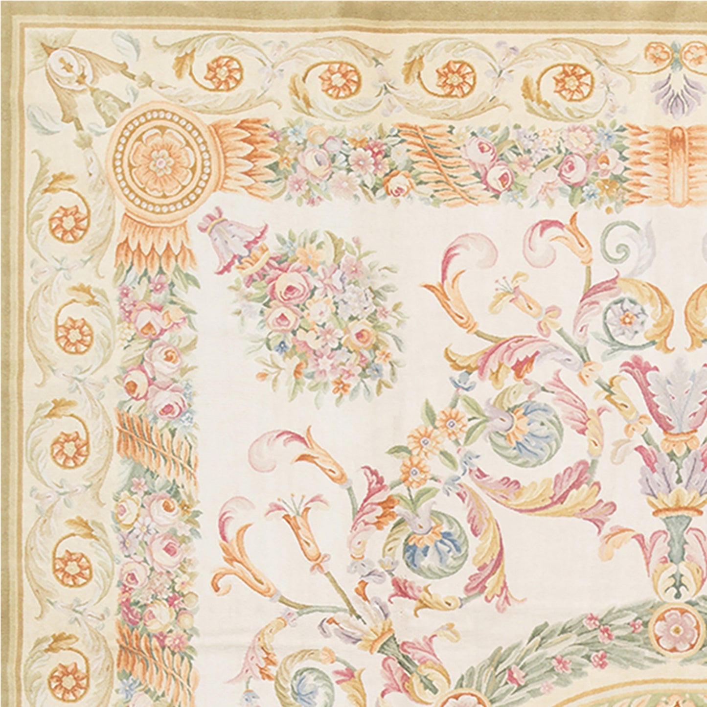 RENAISSANCE SAVONNERIE S170A IVORY / GOLD 10'1" X 14'