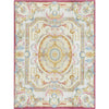RENAISSANCE SAVONNERIE S-114 IVORY / ROSE 9' X 12'