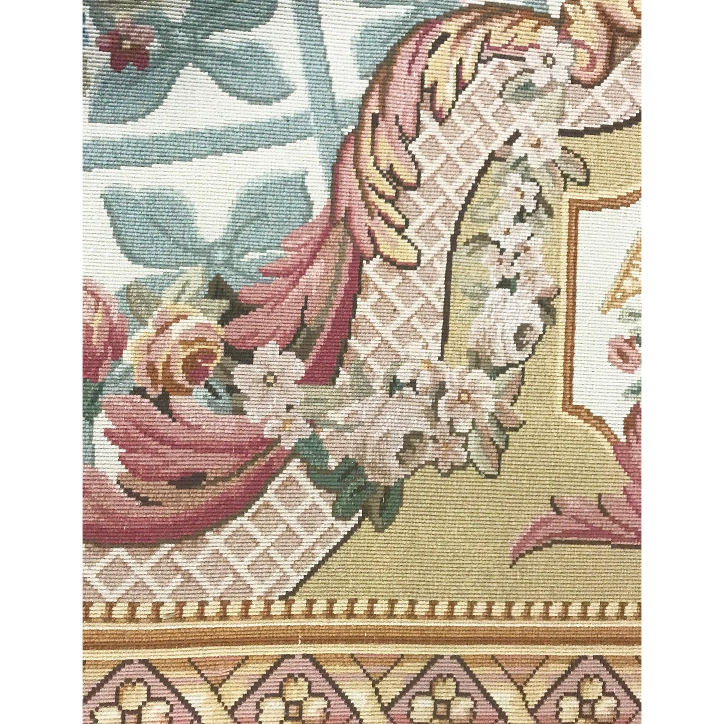 RENAISSANCE SAVONNERIE S-26- IVORY / GOLD 12'7" X 19'11"